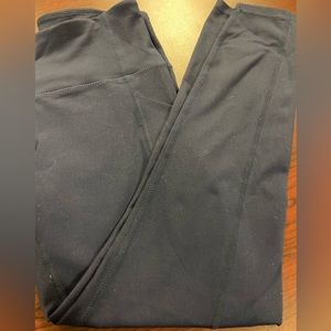 Layer 8 navy quick-dry active wear pocketed pant.